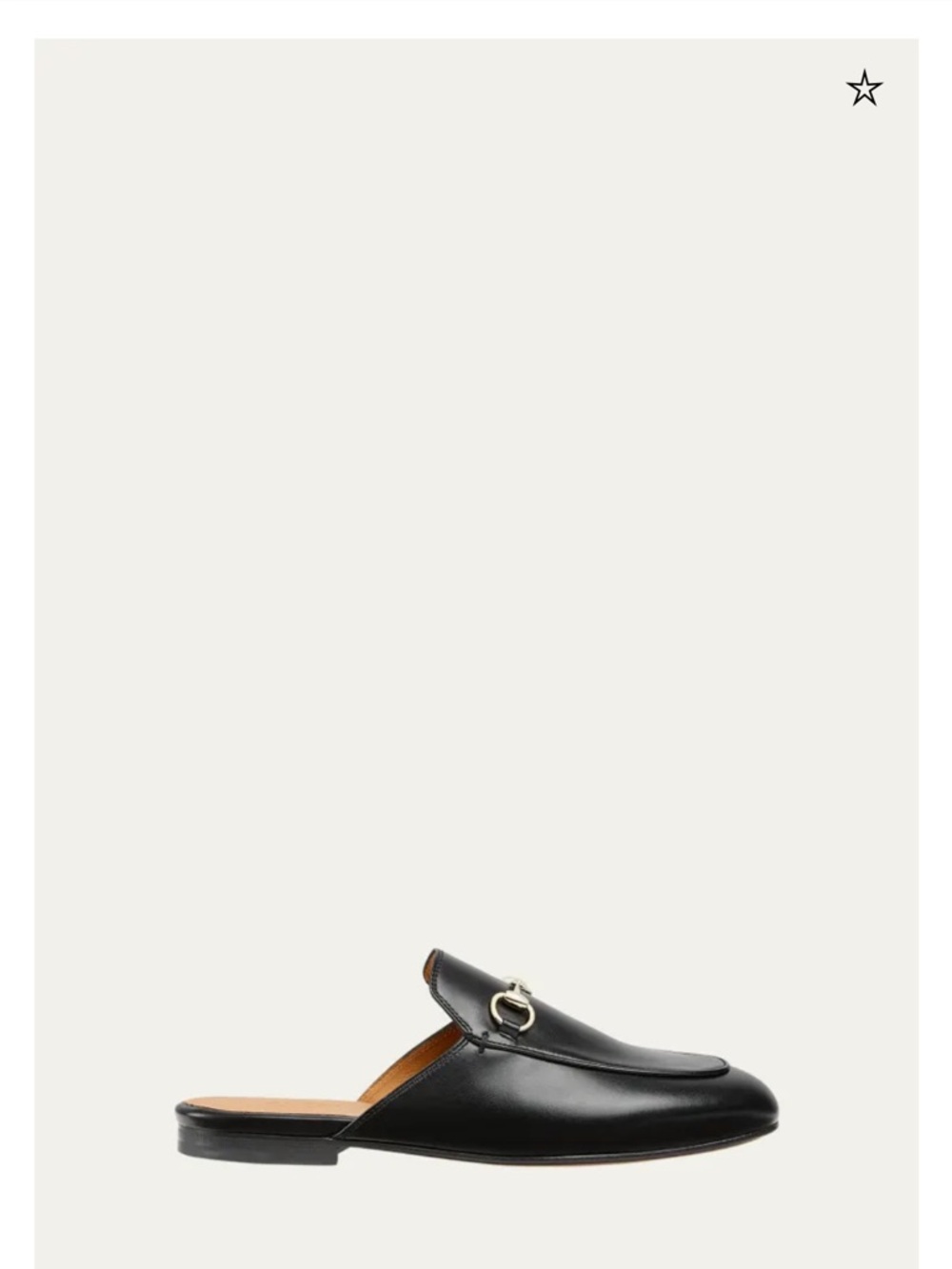 Gucci Princetown  Leather Mules